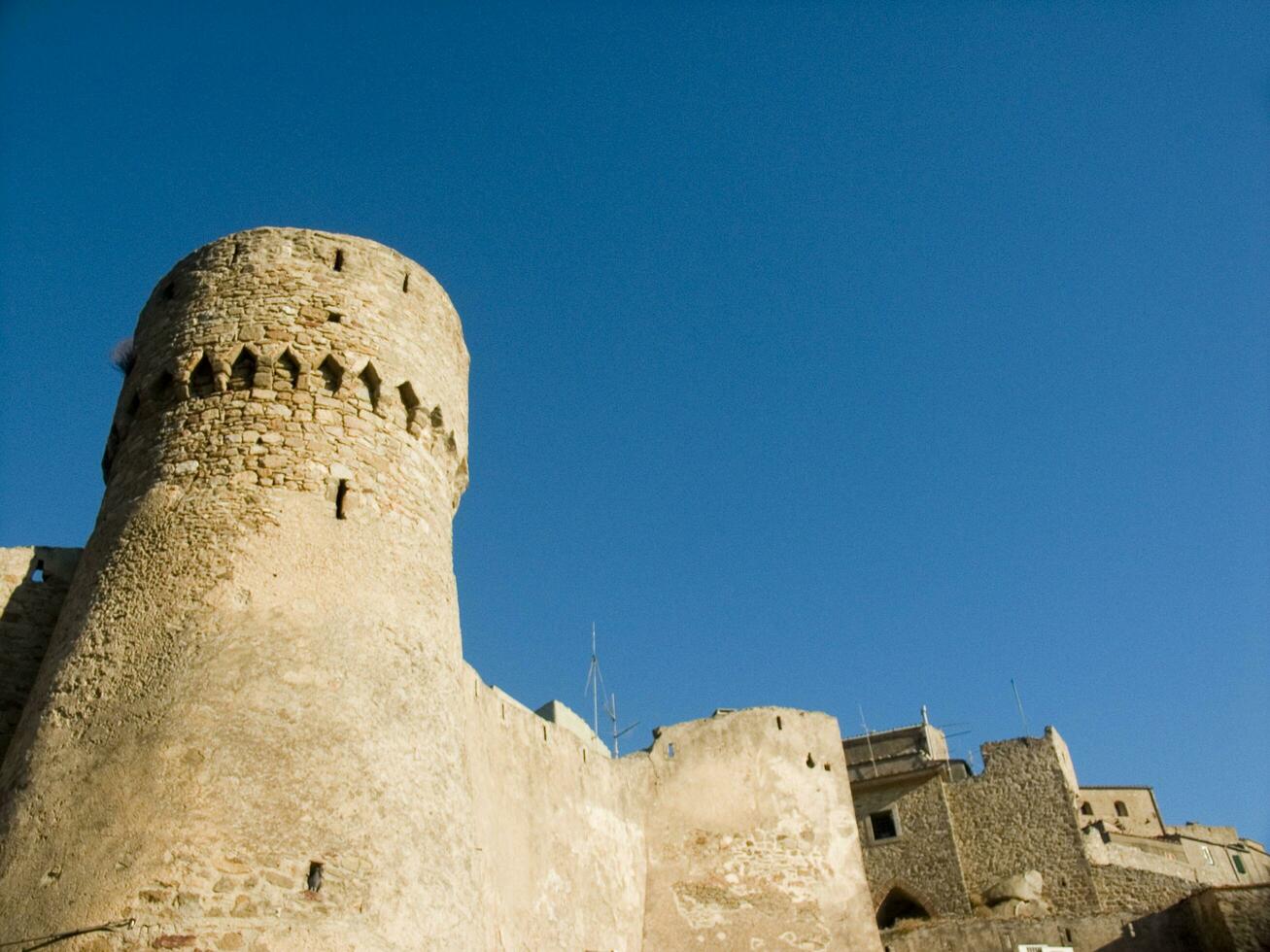 ancient fortress at Giglio island photo