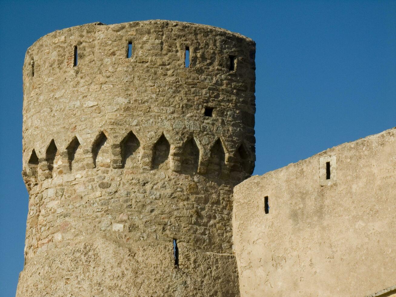 ancient fortress at Giglio island photo