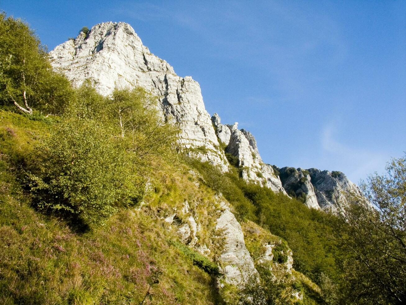 on the roads of the apuan alps italy photo