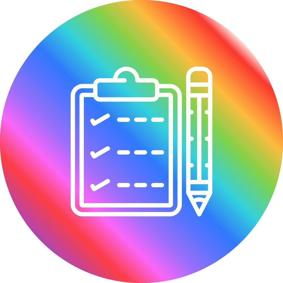 Writing pad Vector Icon