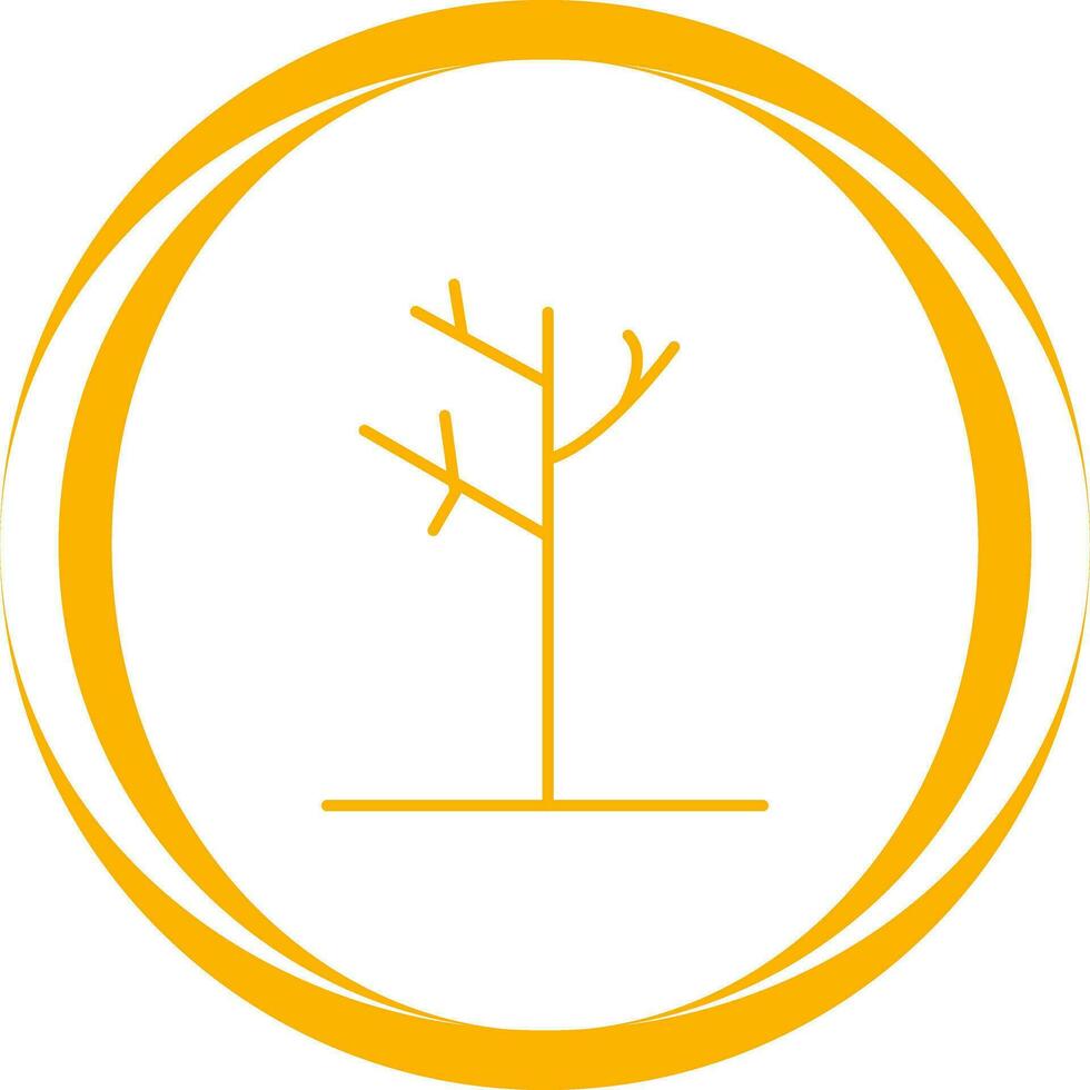 icono de vector de árbol de otoño