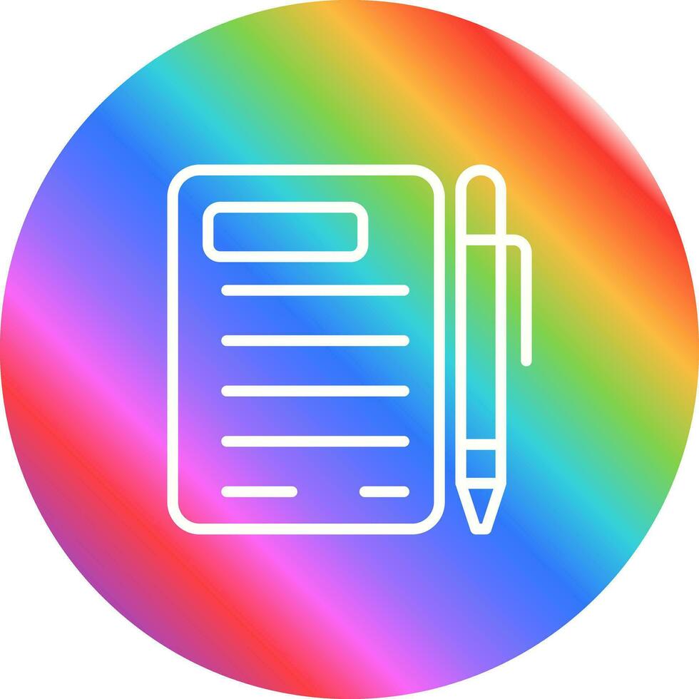 Contact Form Vector Icon