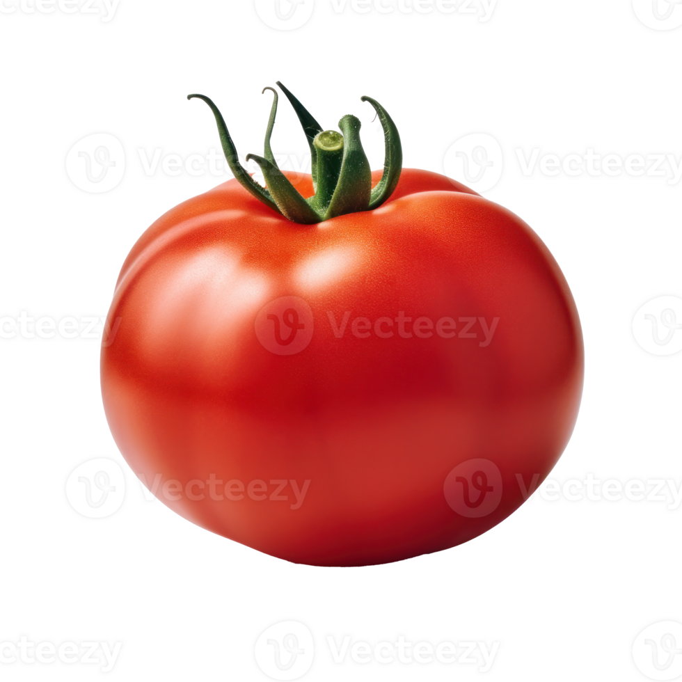 Red tomato isolated. png