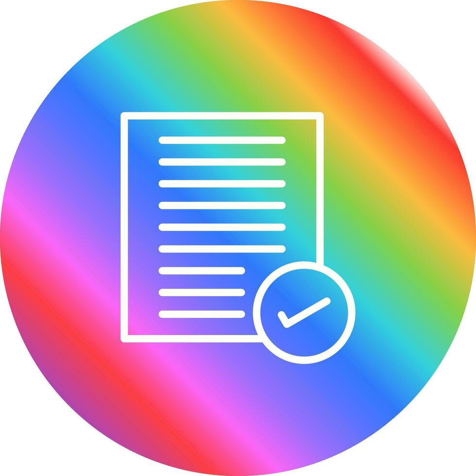 Checked Vector Icon