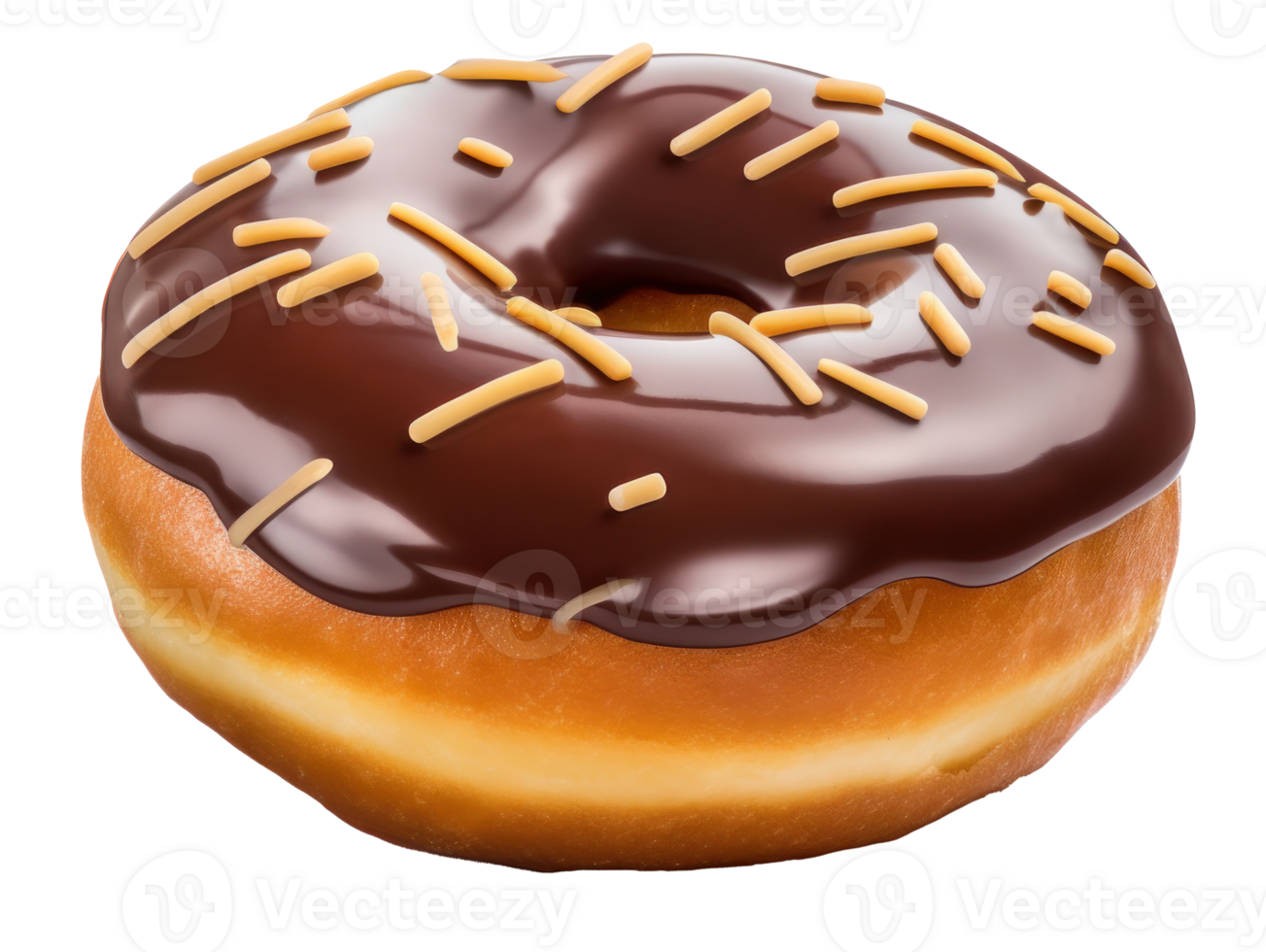 Chocolate donut isolated 27098807 PNG