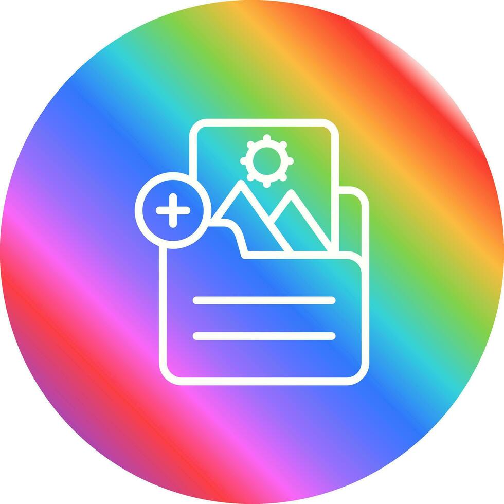 documento insertar imagen vector icono