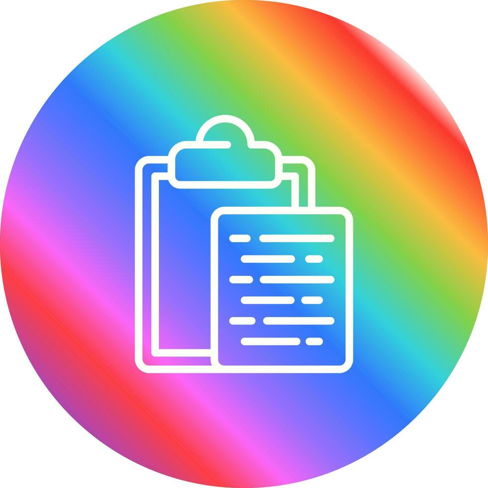 Document Paste Vector Icon