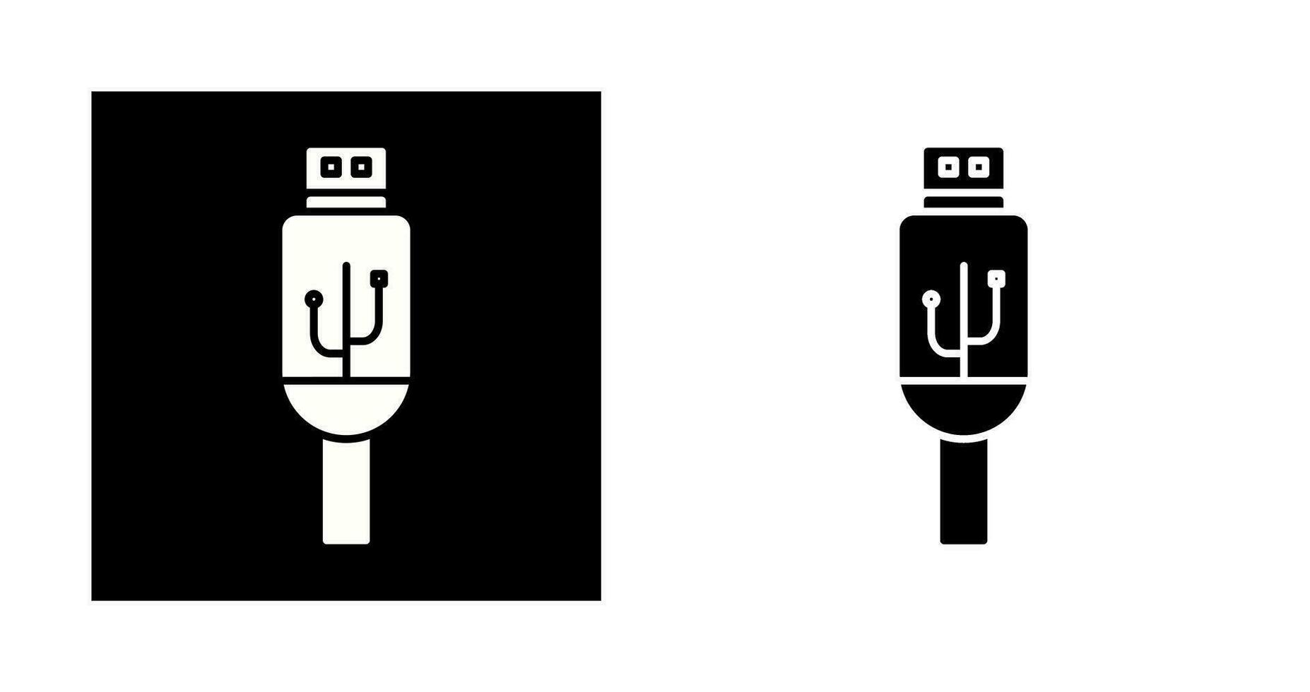 Usb Cable Vector Icon