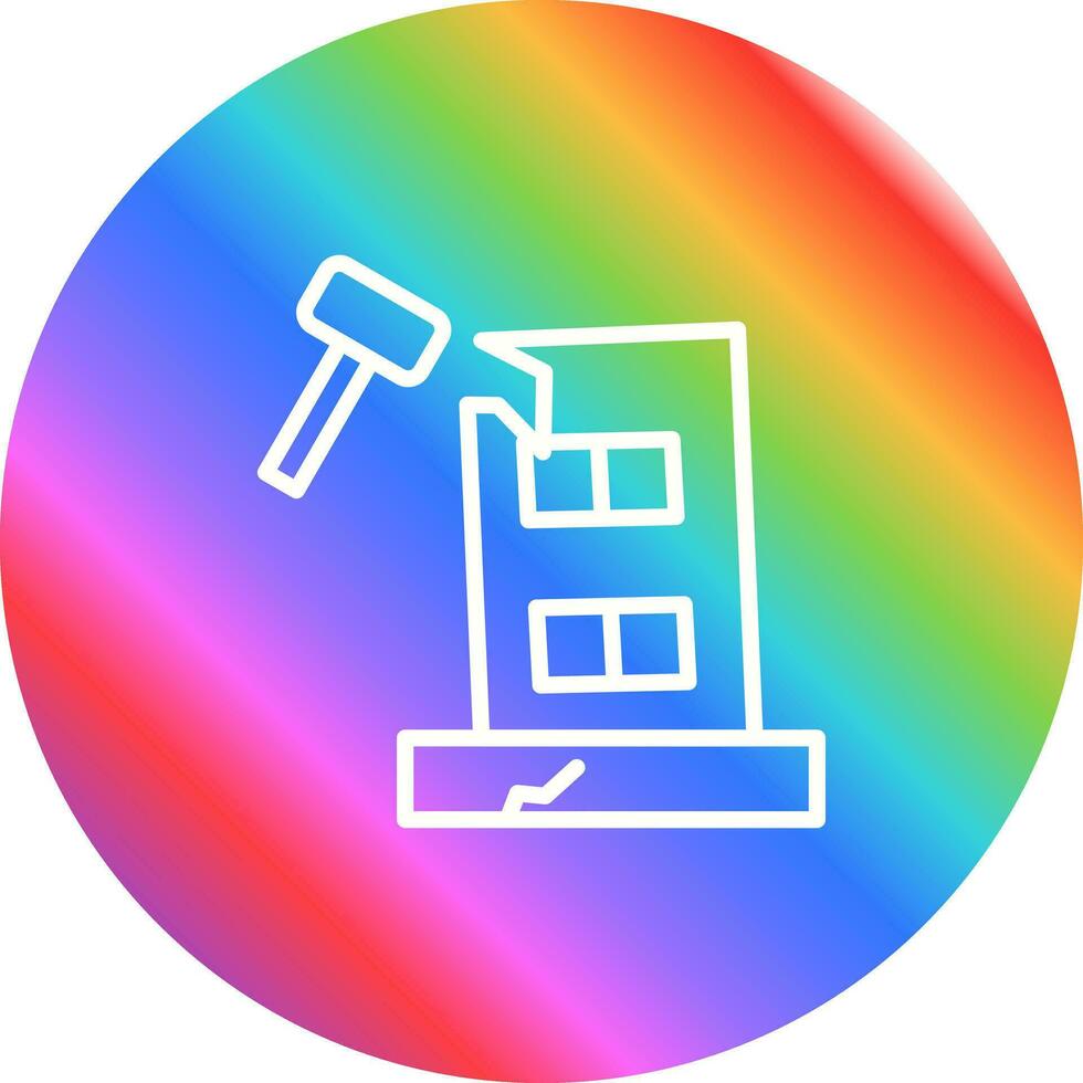 Industry Disruption Vector Icon