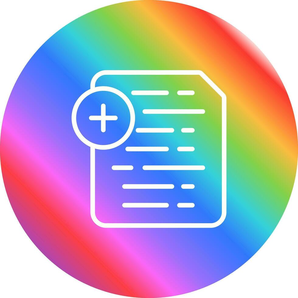 Document Insert Icon Vector Icon
