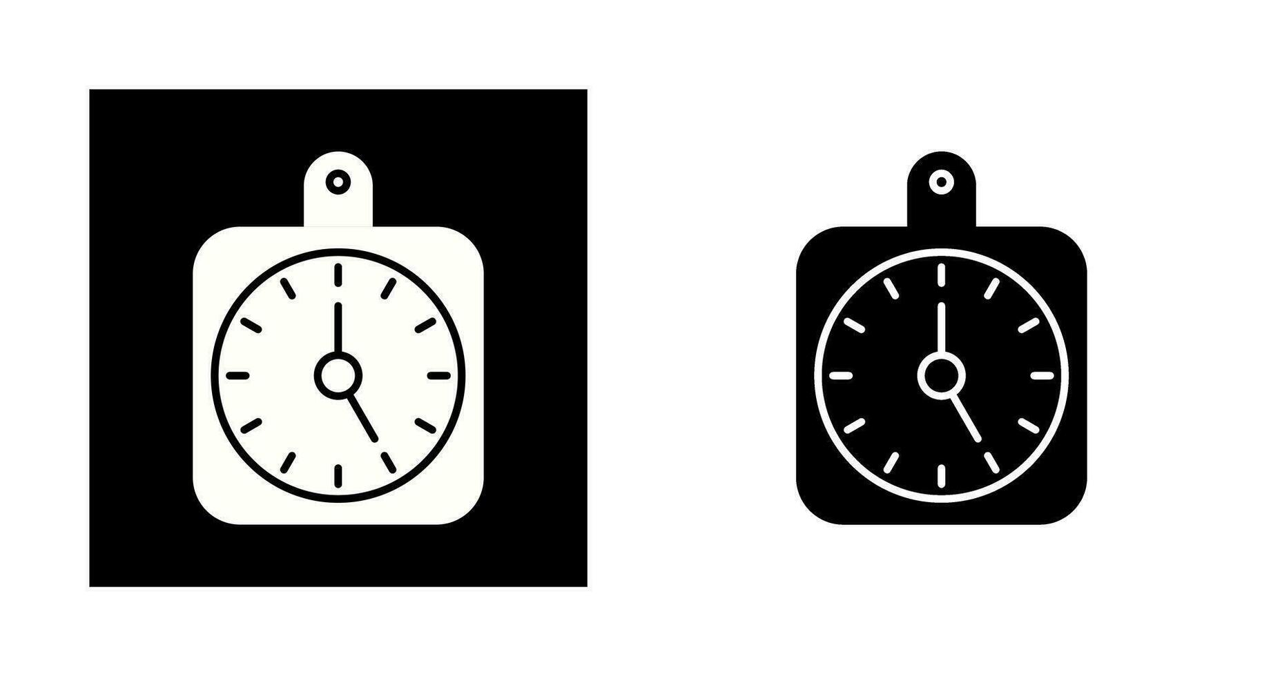 Wall clock Vector Icon