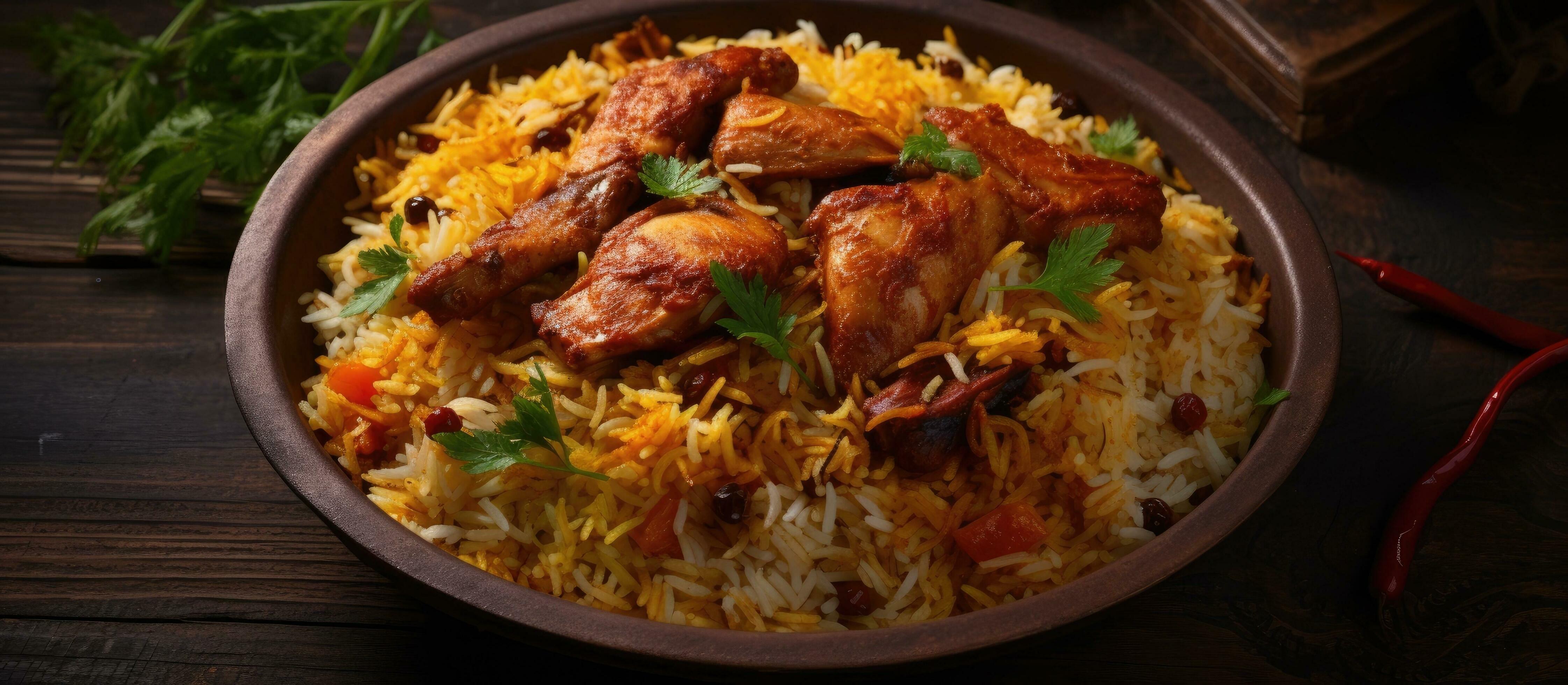 The Mandi or Kabsa Tandoor Dish is a rice dish with meat and spices. It ...