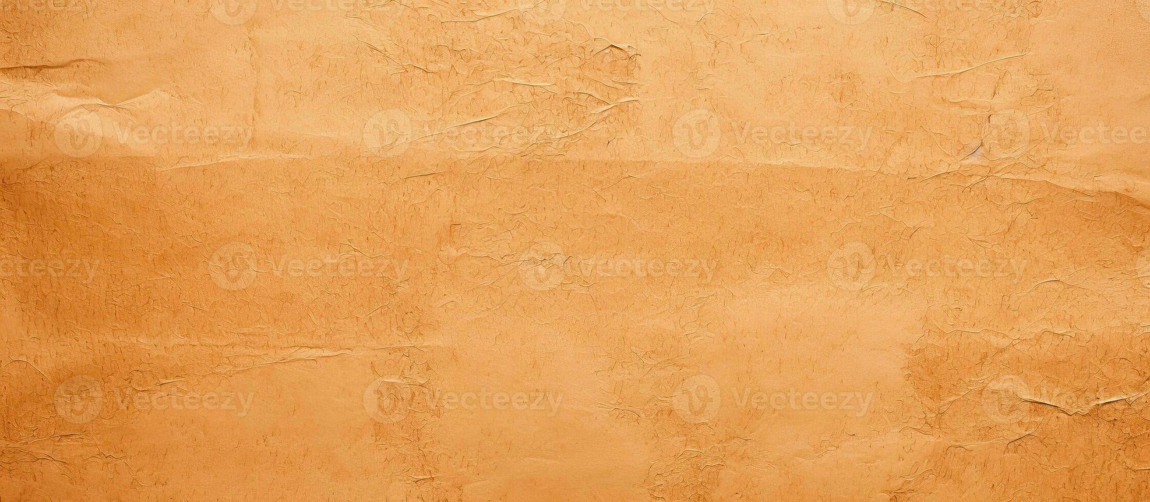 Rough Kraft Paper Background, Paper Texture in Orange Beige Colors. Mockup Includes Copy Space photo
