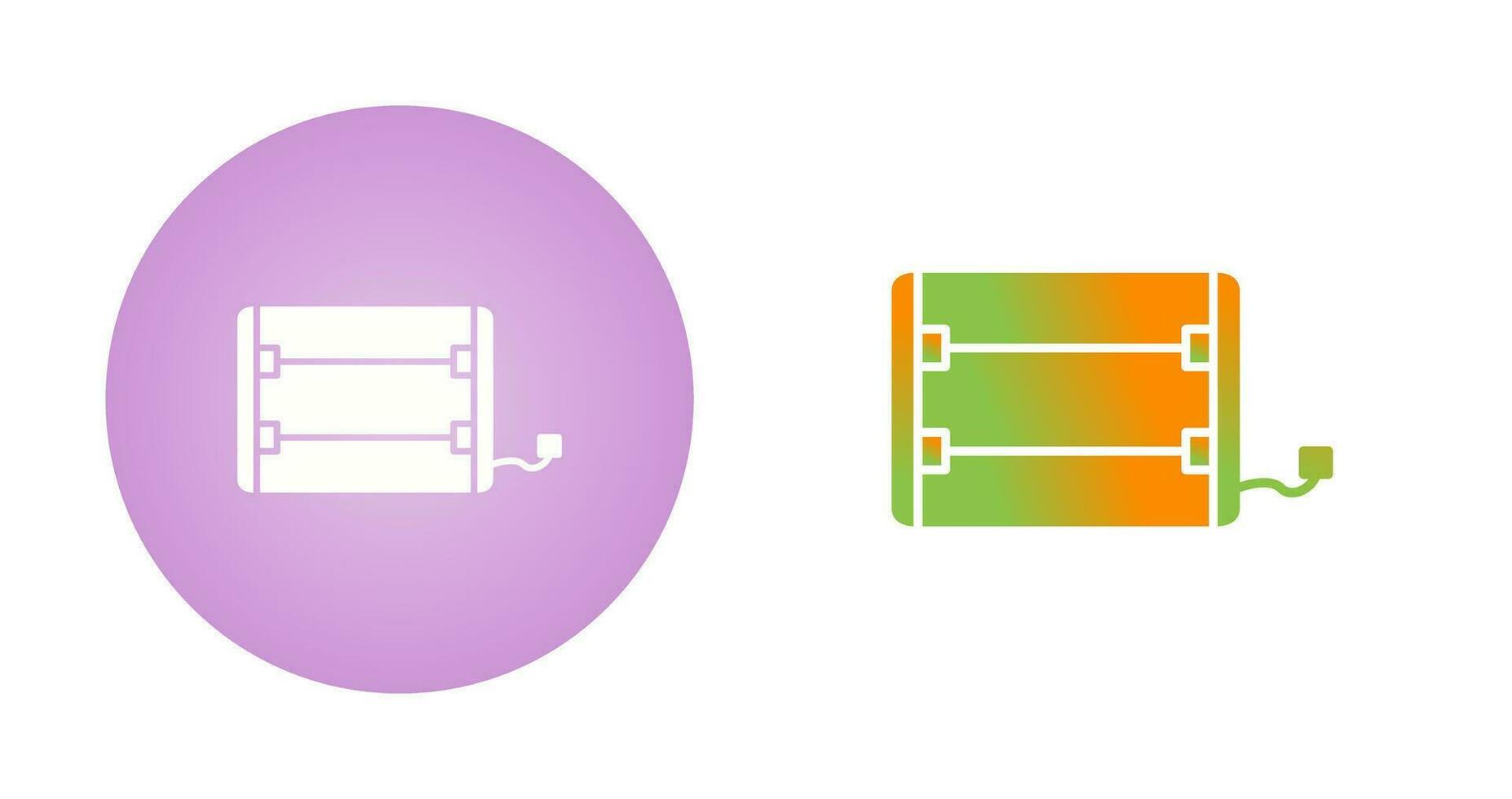 icono de vector de calentador eléctrico