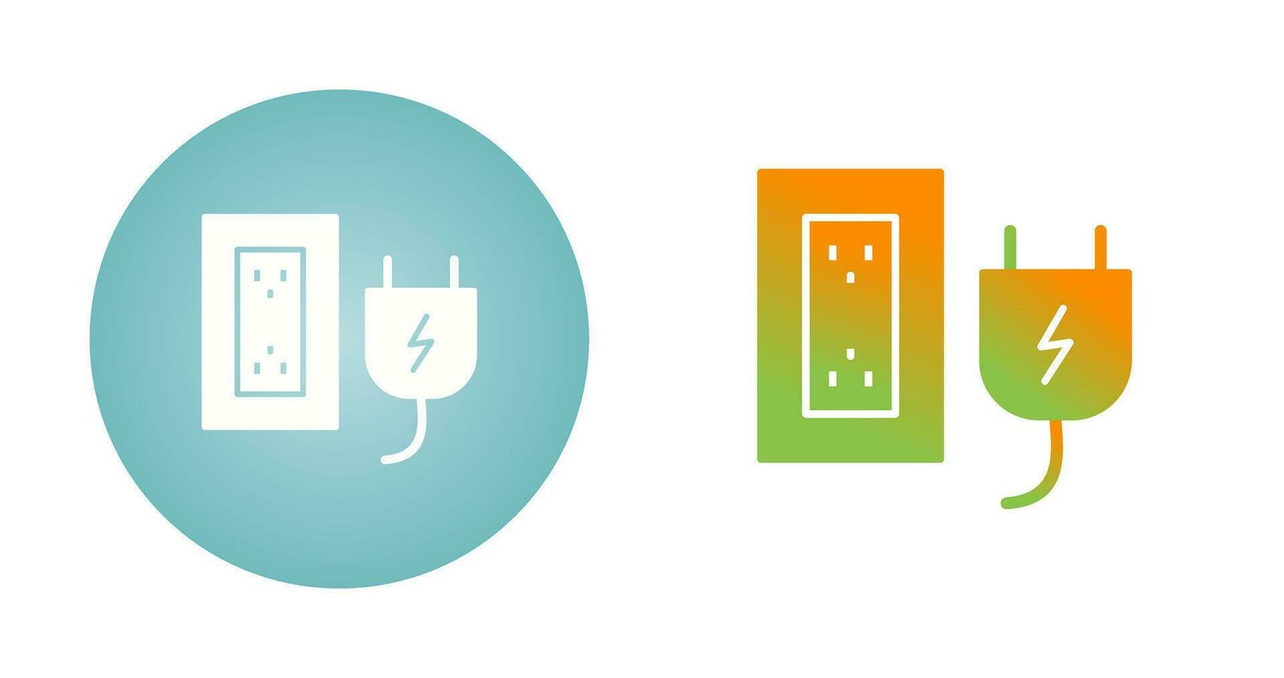 Plug and Socket Vector Icon