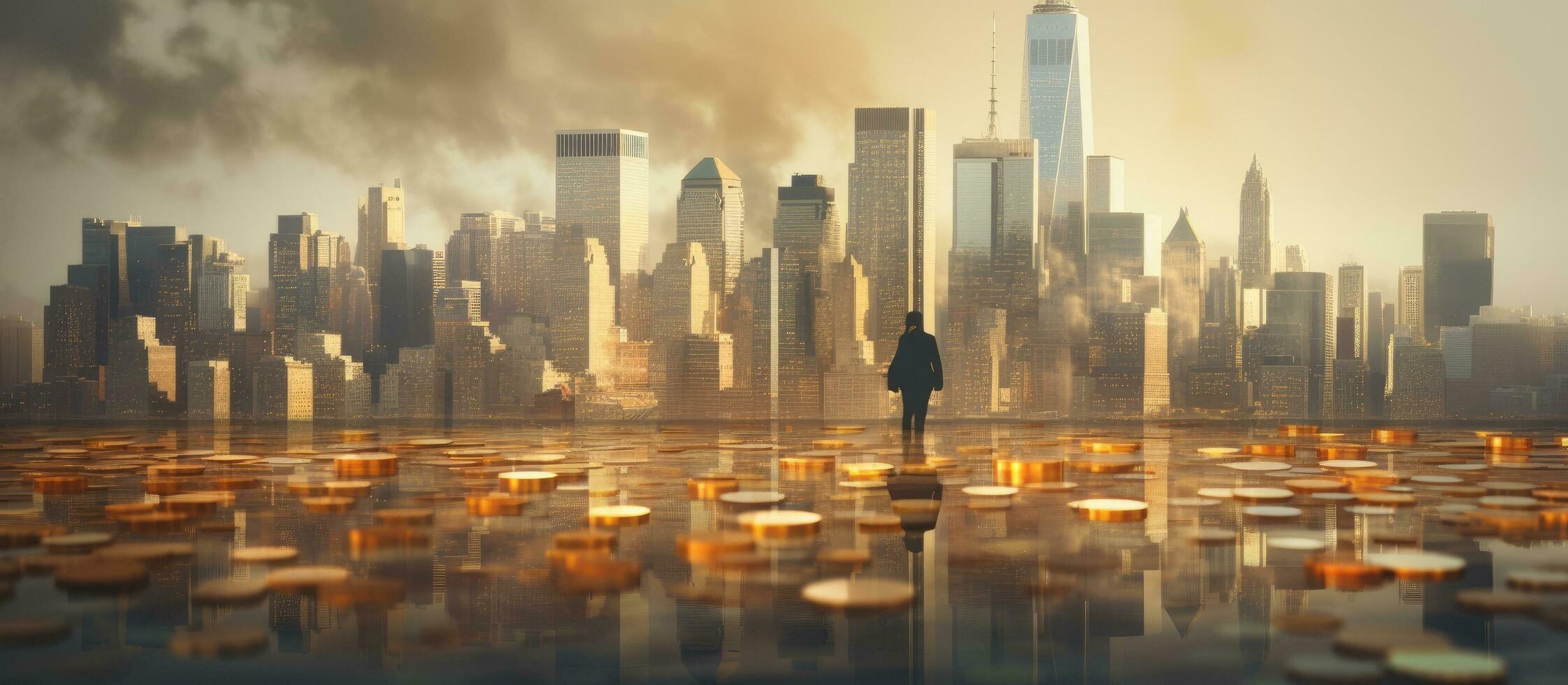Double exposure is a technique in photography where two different images are superimposed to photo