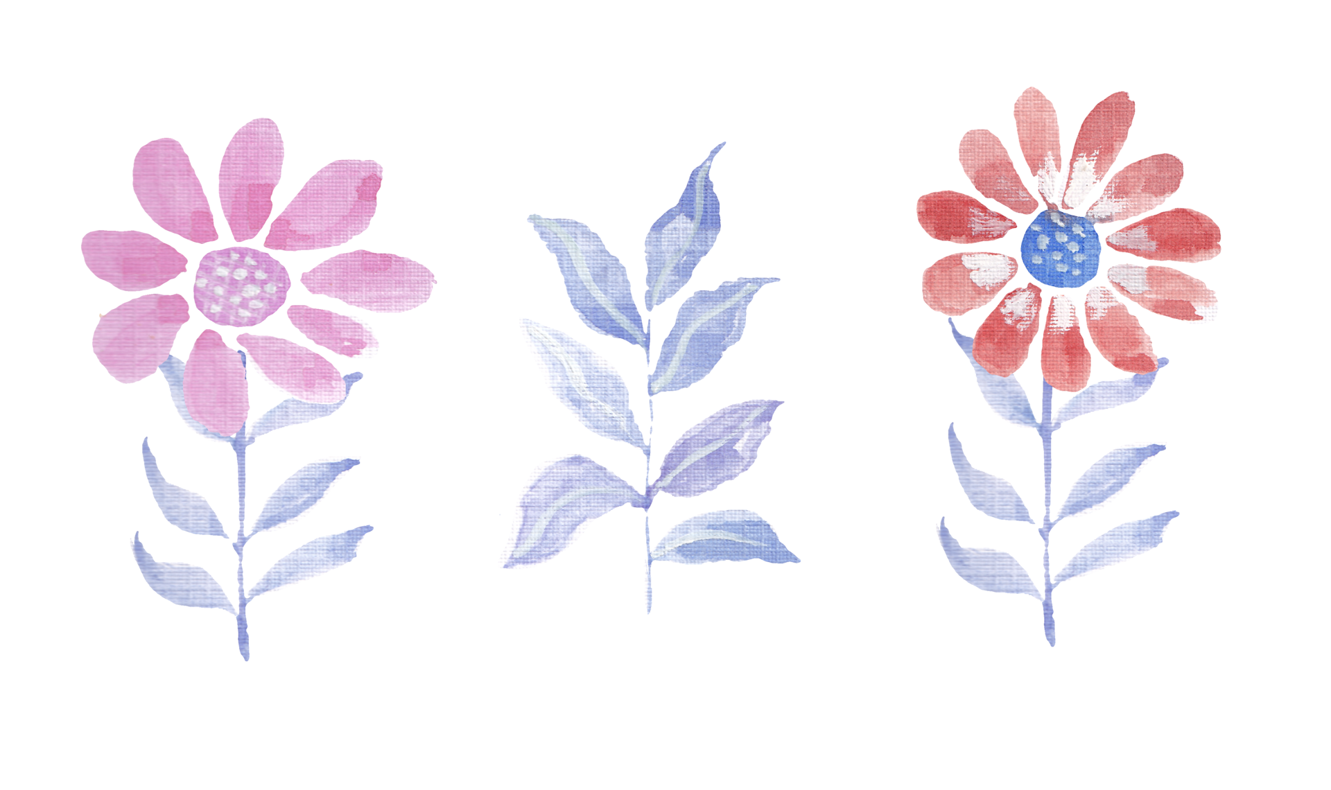 Cute Abstract Watercolor Flower Clip Art 27102692 PNG