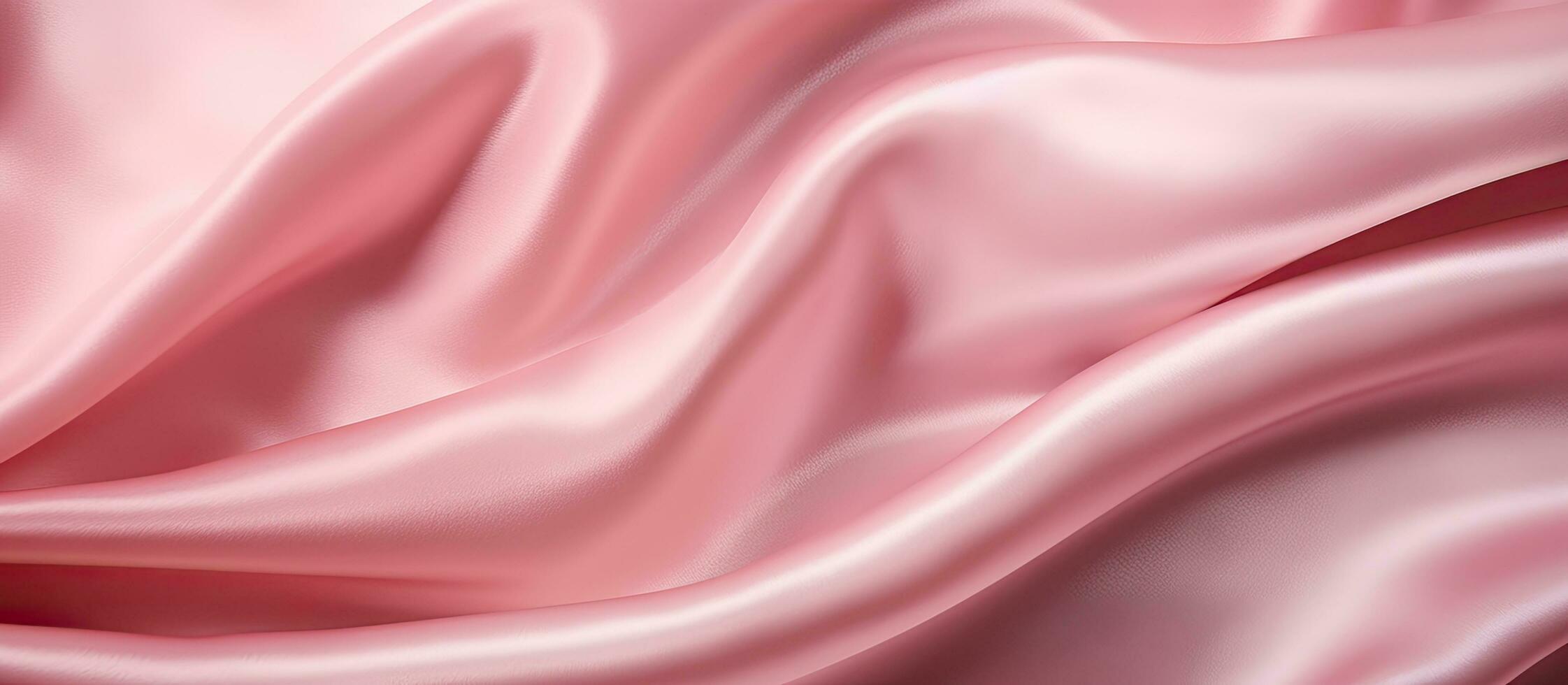 Empty pink fabric background of soft and smooth texture material Space for text photo