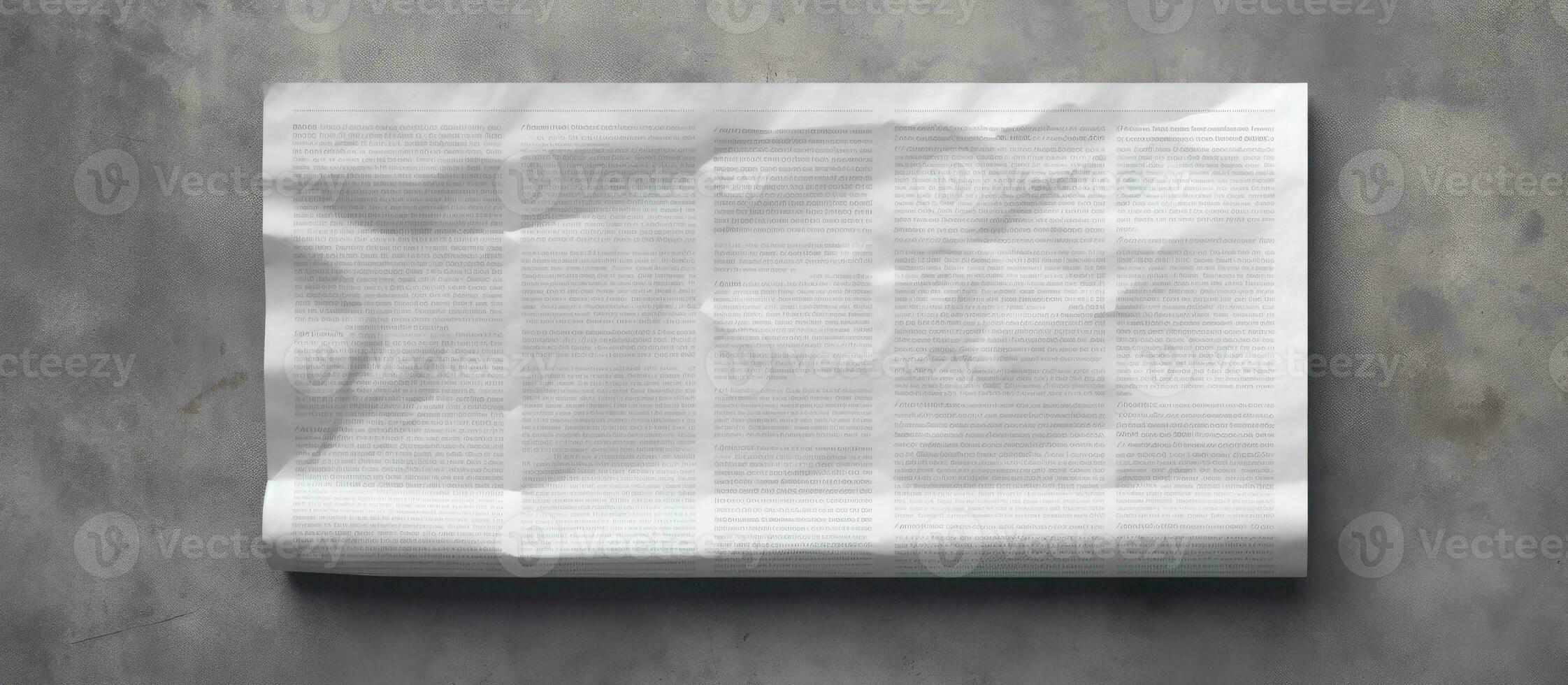 Grey background with a newspaper template photo