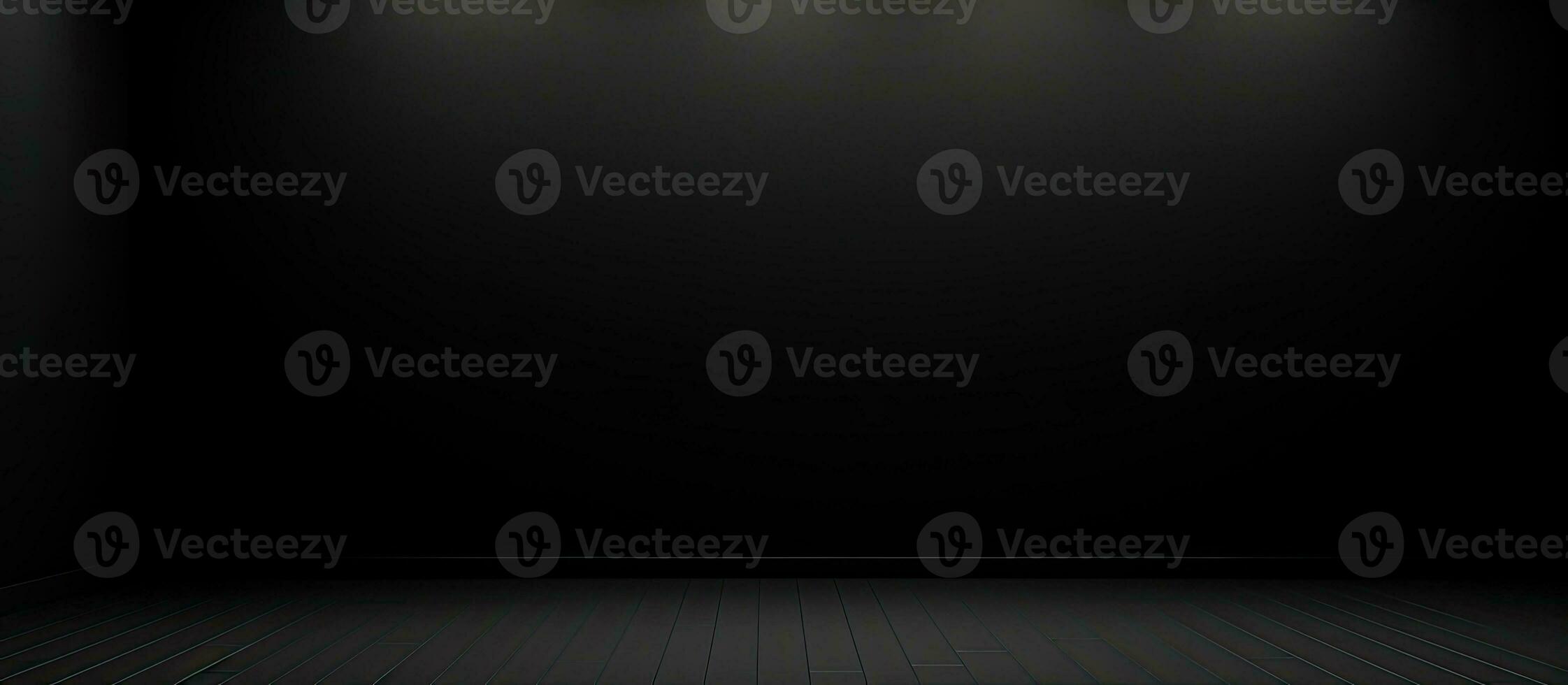 Solid black background for studio room or website template photo
