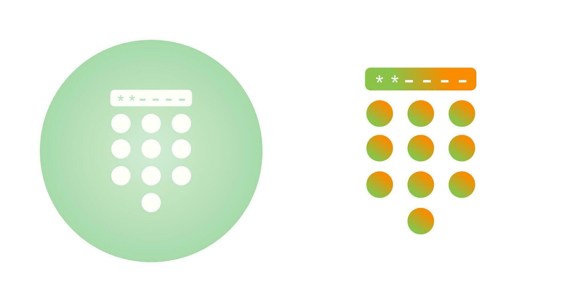 Passcode Lock Vector Icon