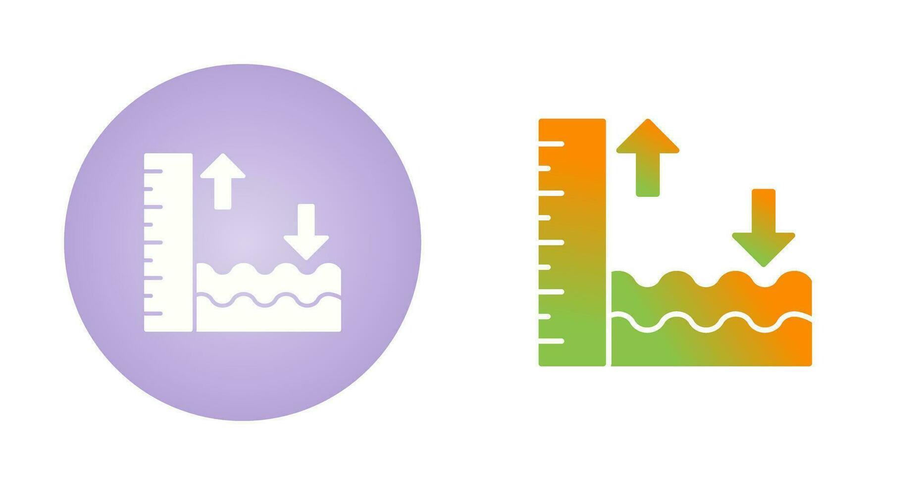 icono de vector de marea alta