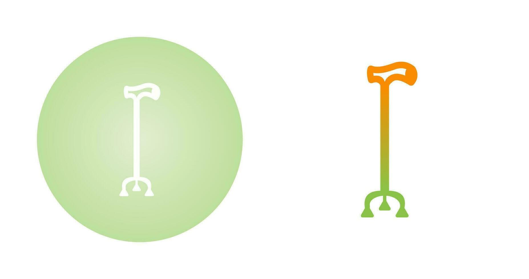 Walking Stick Vector Icon