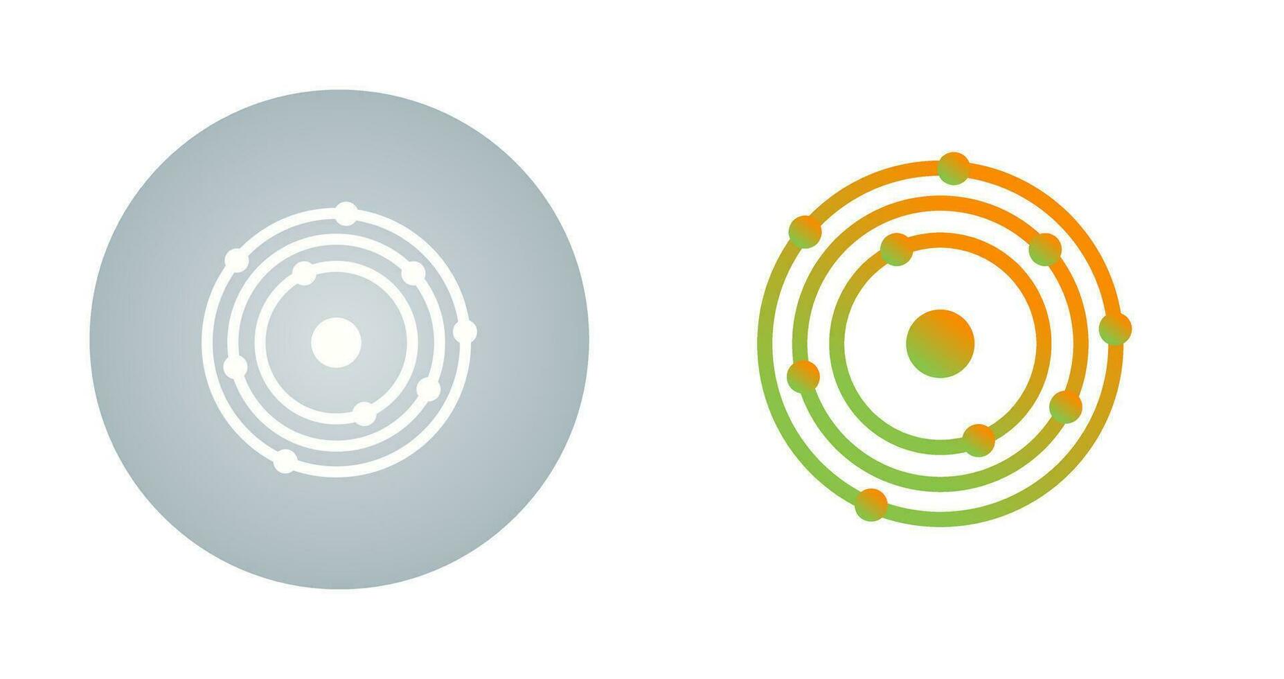 Atomic Structure Vector Icon