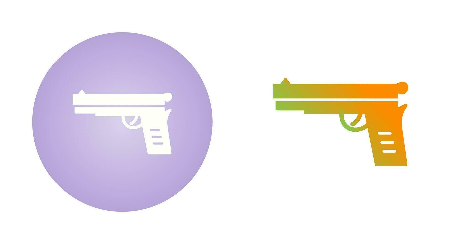 icono de vector de pistola