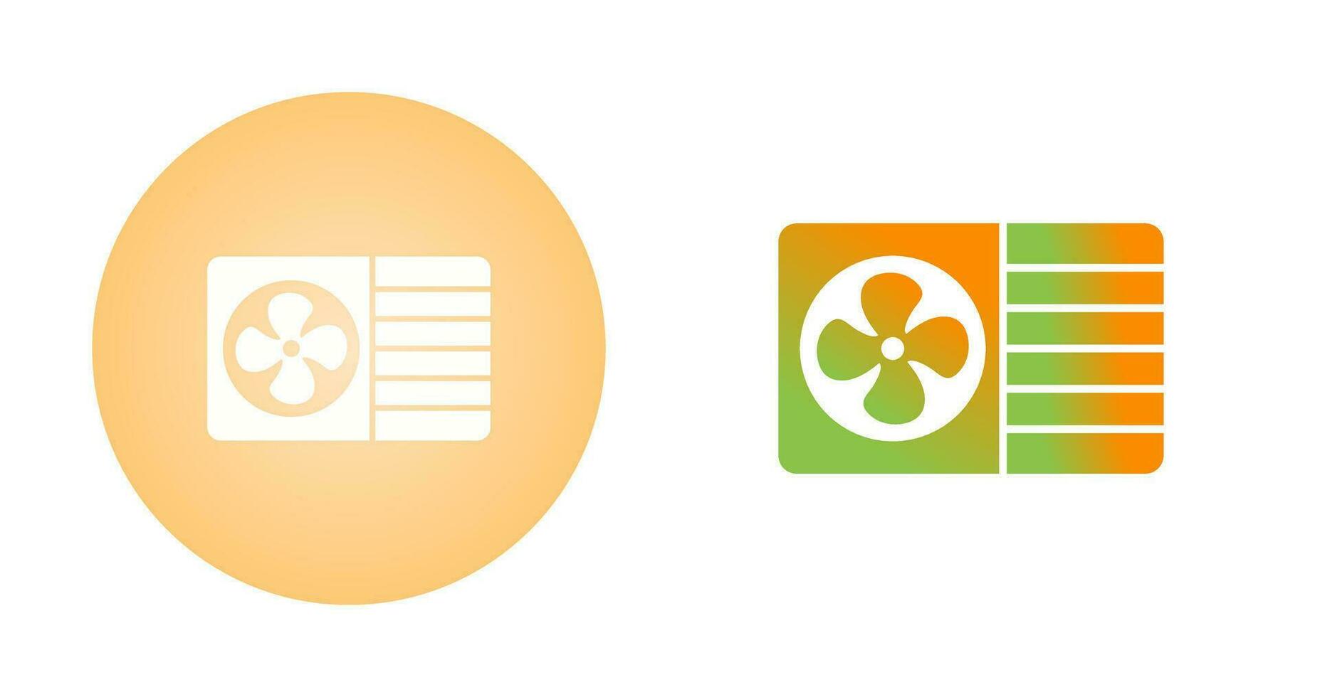 AC Window Unit Vector Icon
