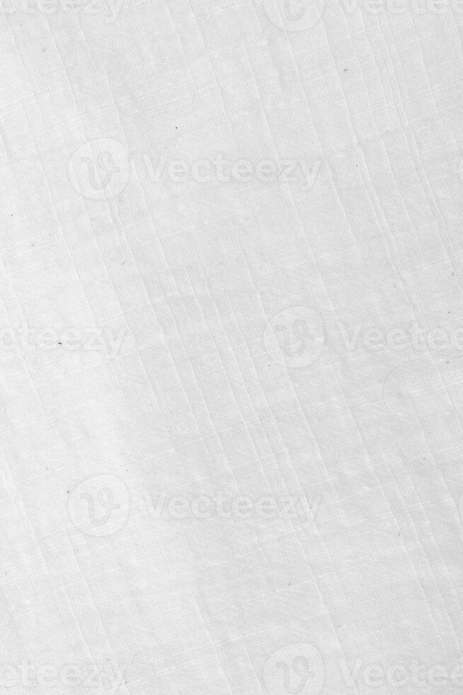 Fabric backdrop White linen canvas crumpled natural cotton fabric