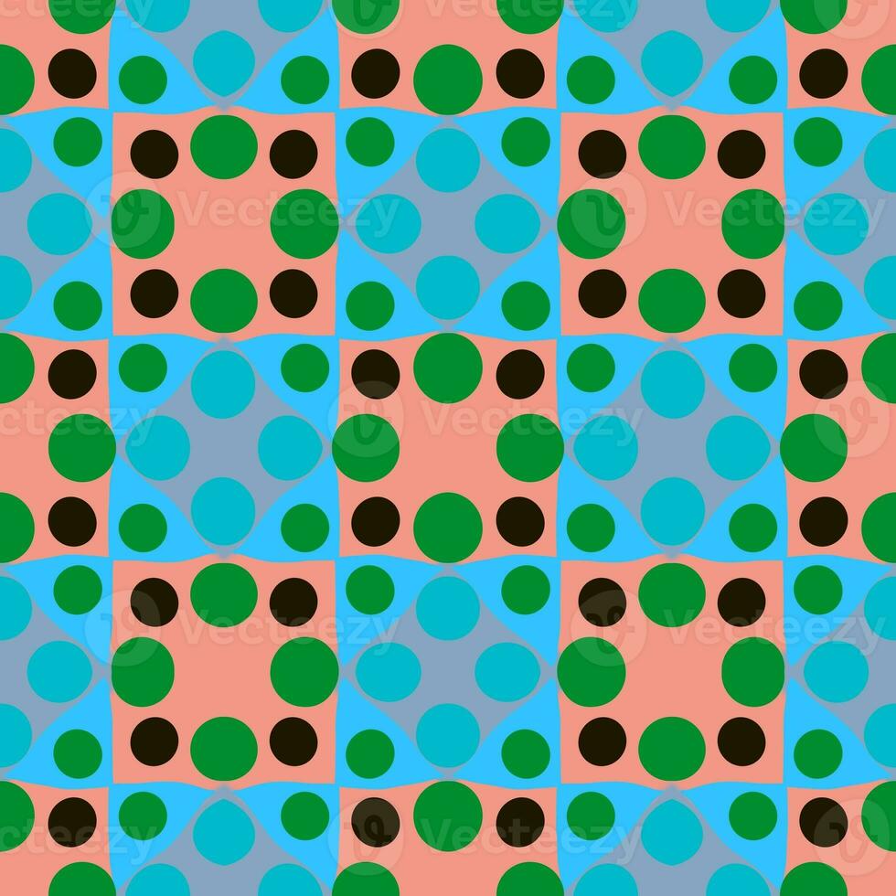 Seamless pattern retro vintage style 90 70s or 80s on Seamless pattern design. photo