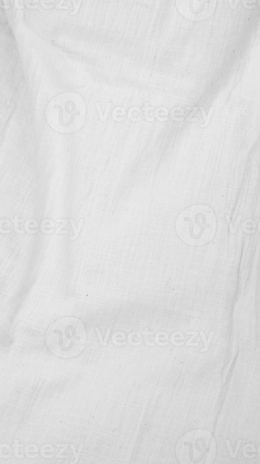 Organic Fabric cotton backdrop White linen canvas crumpled natural