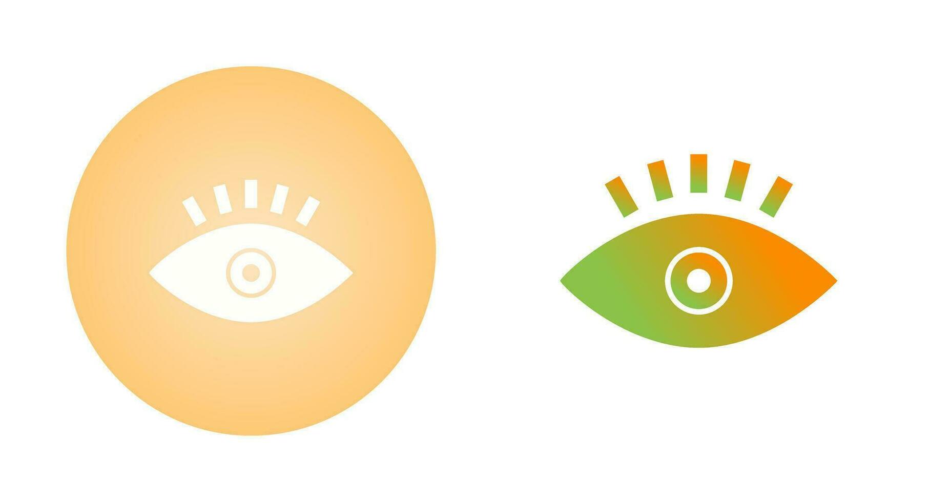 icono de vector de ojo