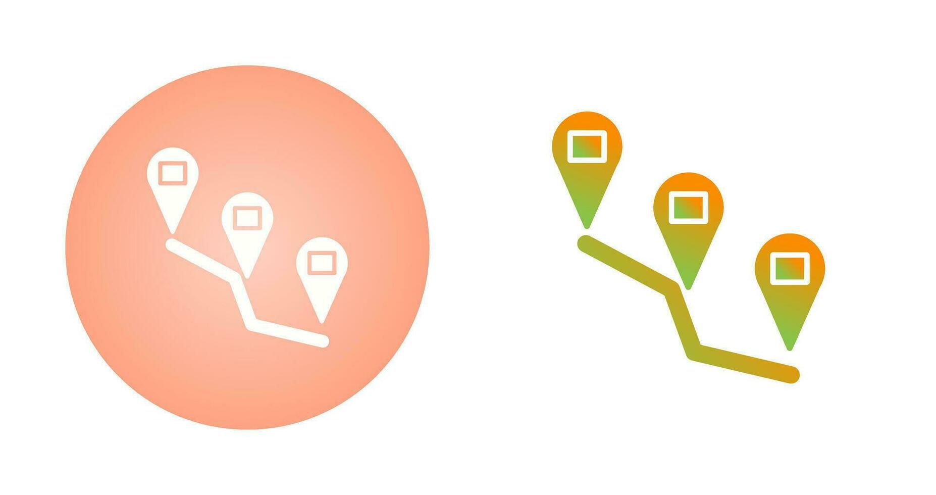 Reaching Destination Vector Icon