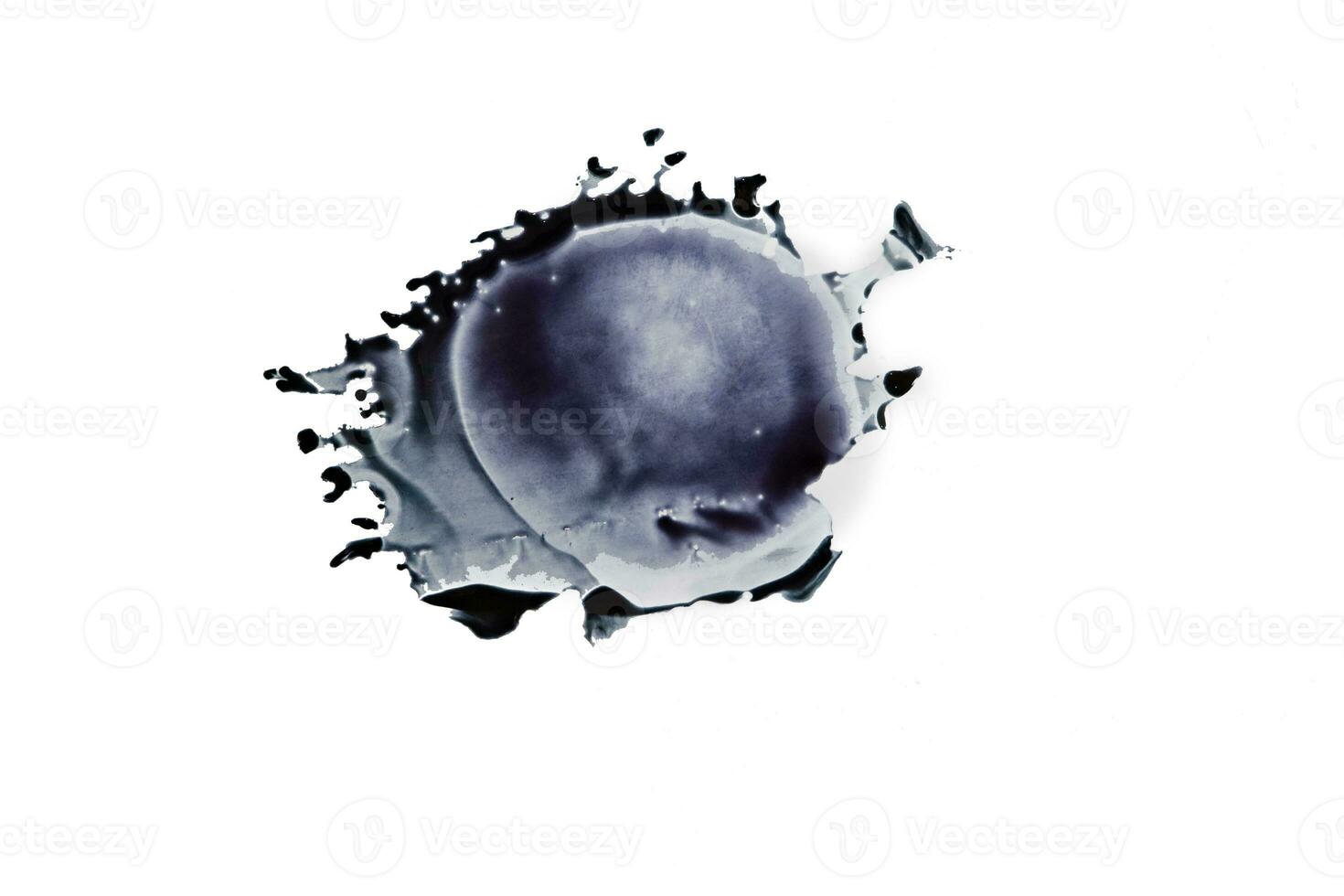 Abstract ink background. watercolor ink drops on white paper. black circle organic flow expanding alcohol ink technique . Marble style. Black paint stroke texture  Macro image photo