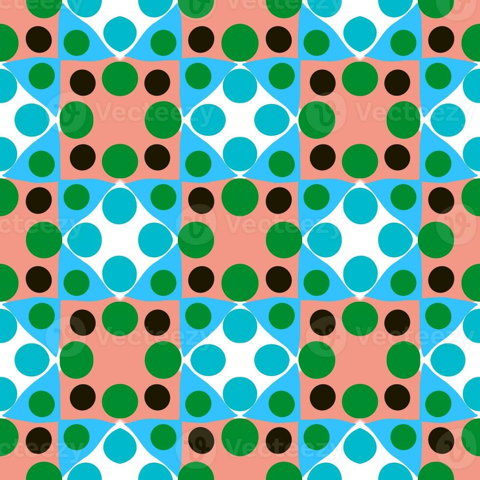 Seamless pattern retro vintage style 90 70s or 80s on Seamless pattern design. photo