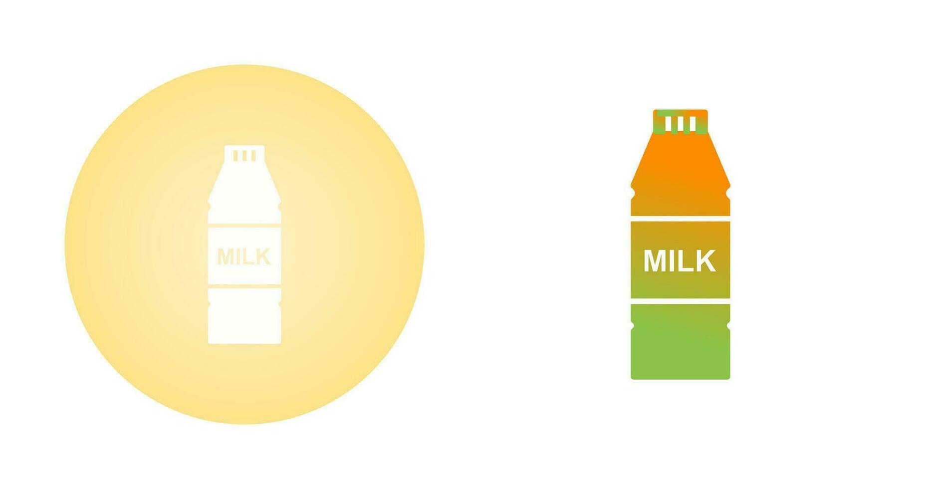Milk Bottle Vector Icon