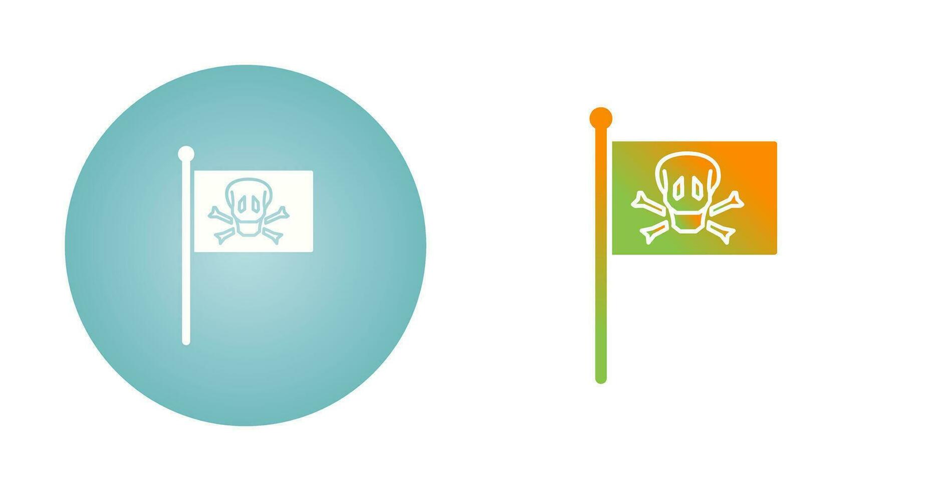 PIrate Flag Vector Icon