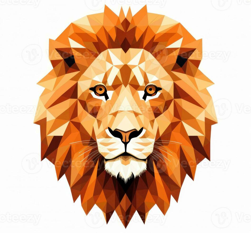 Lion animal isolated photo