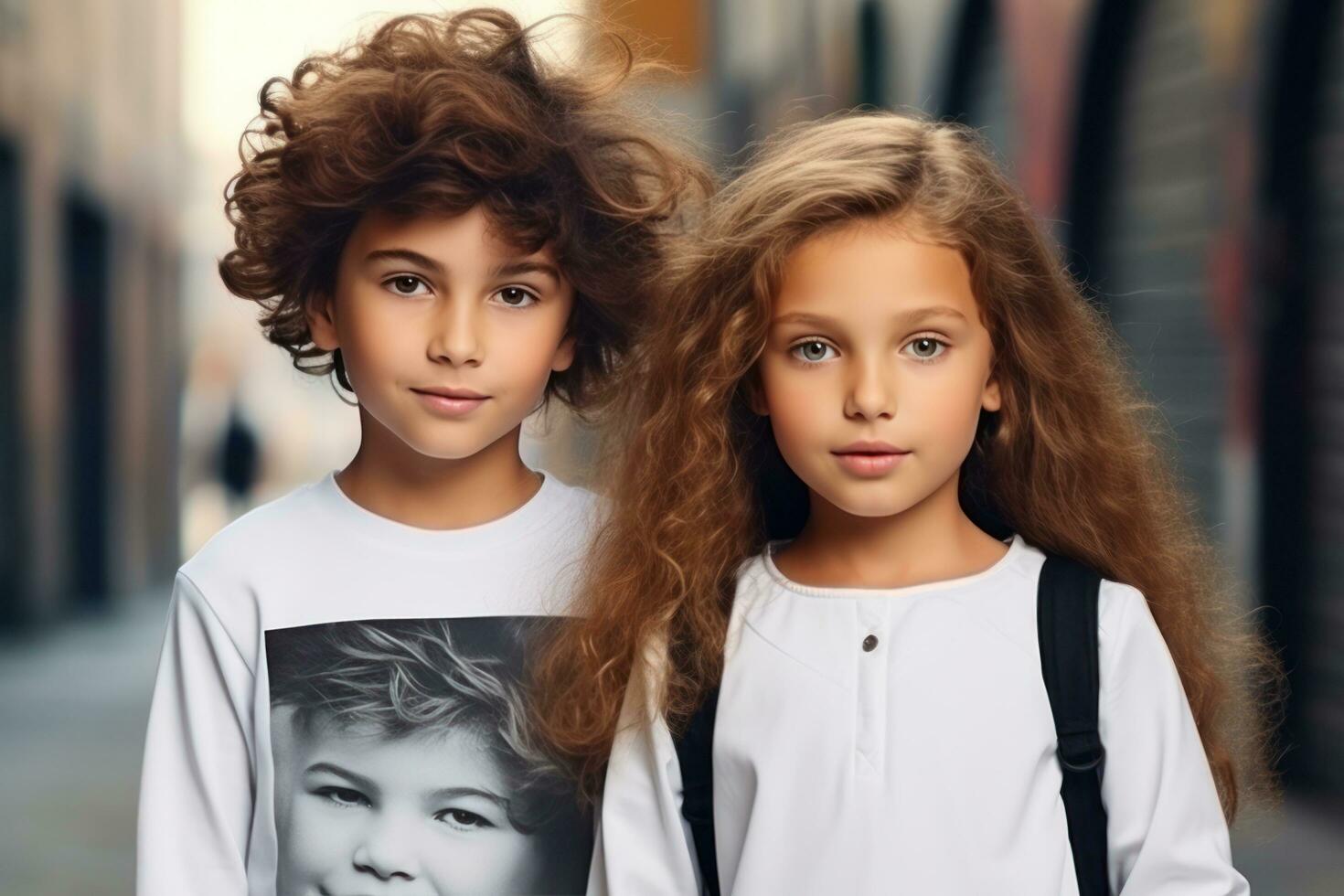 Fashion model kids photo
