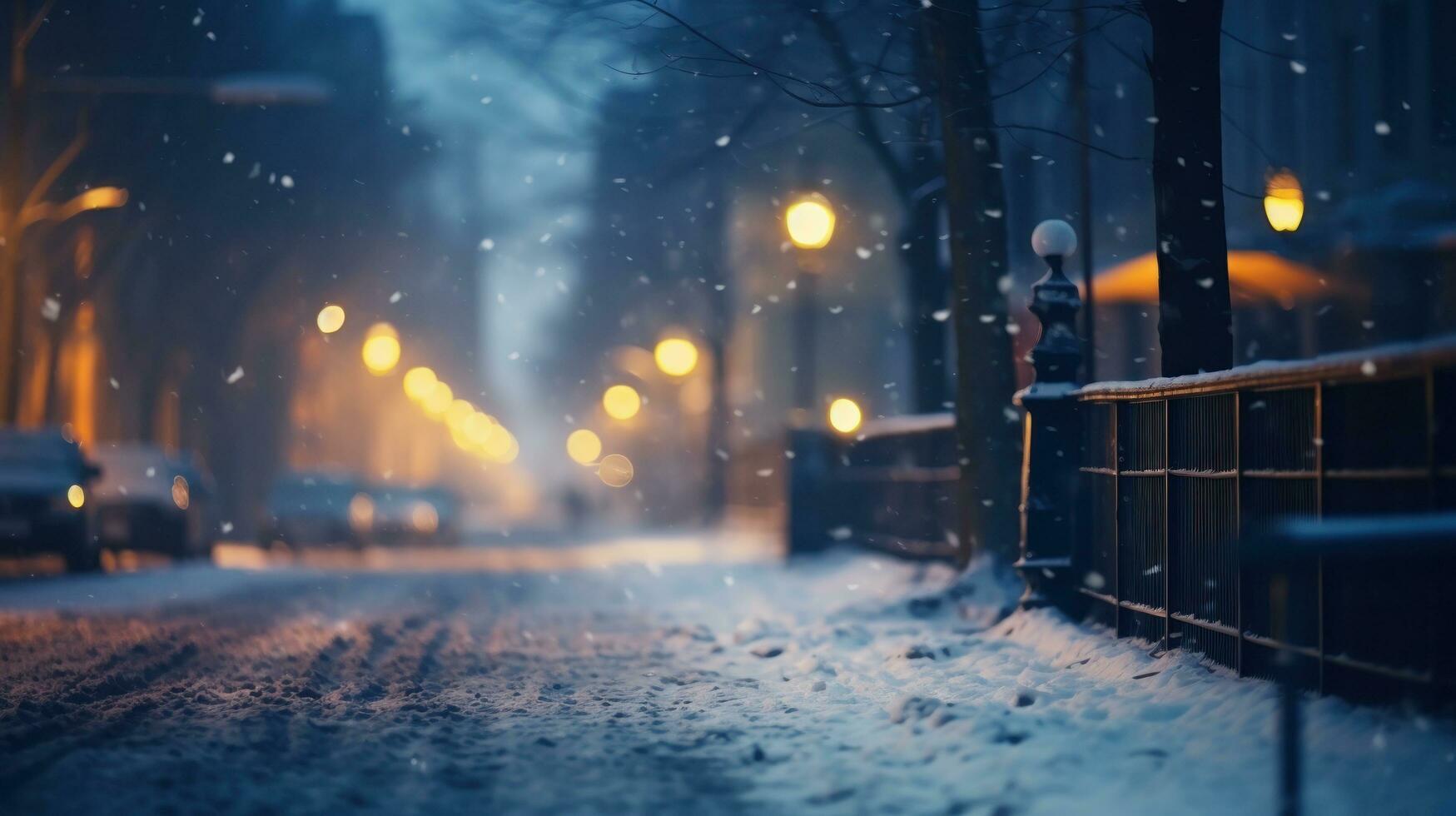 Snowy Night City Images – Browse 47,739 Stock Photos, Vectors, and