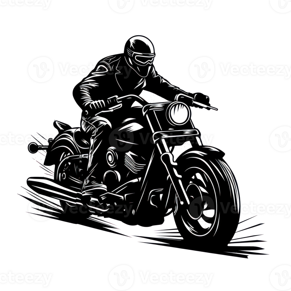 Black motorcycle club logo isolated png