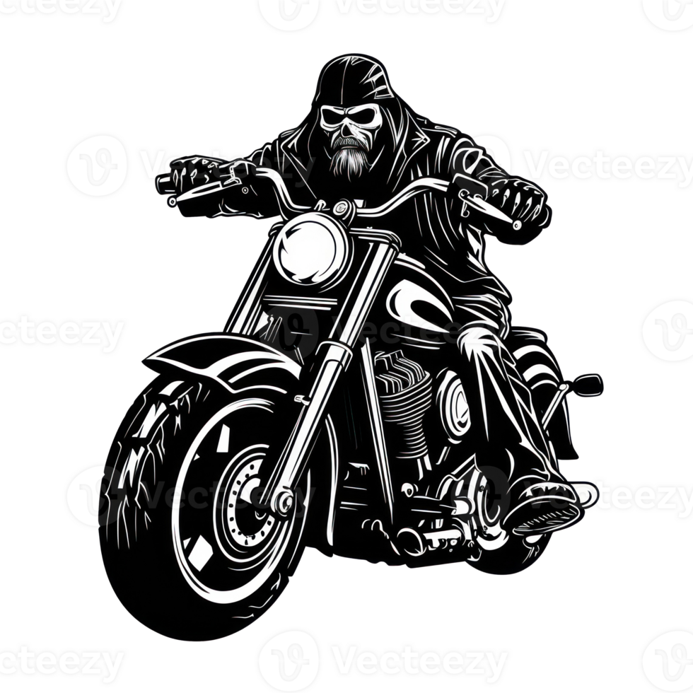 Black motorcycle club logo isolated 27110782 PNG