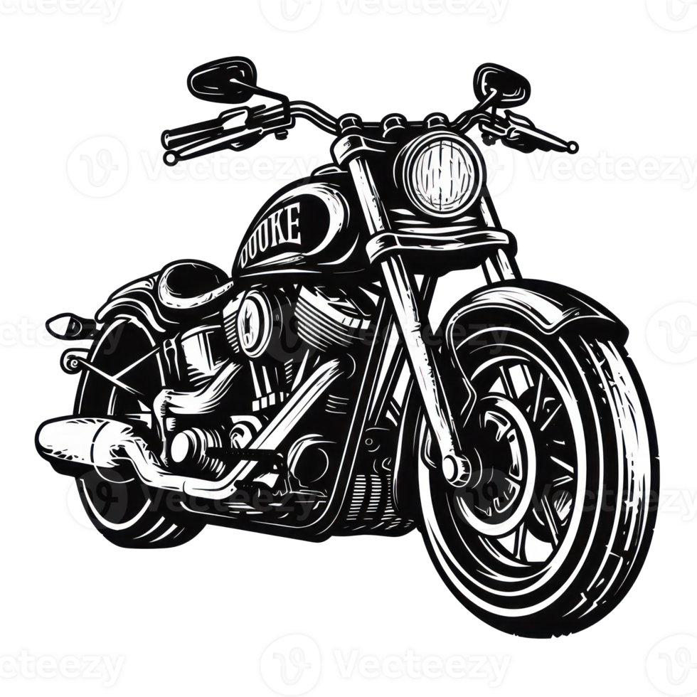 schwarz Motorrad Verein Logo isoliert png