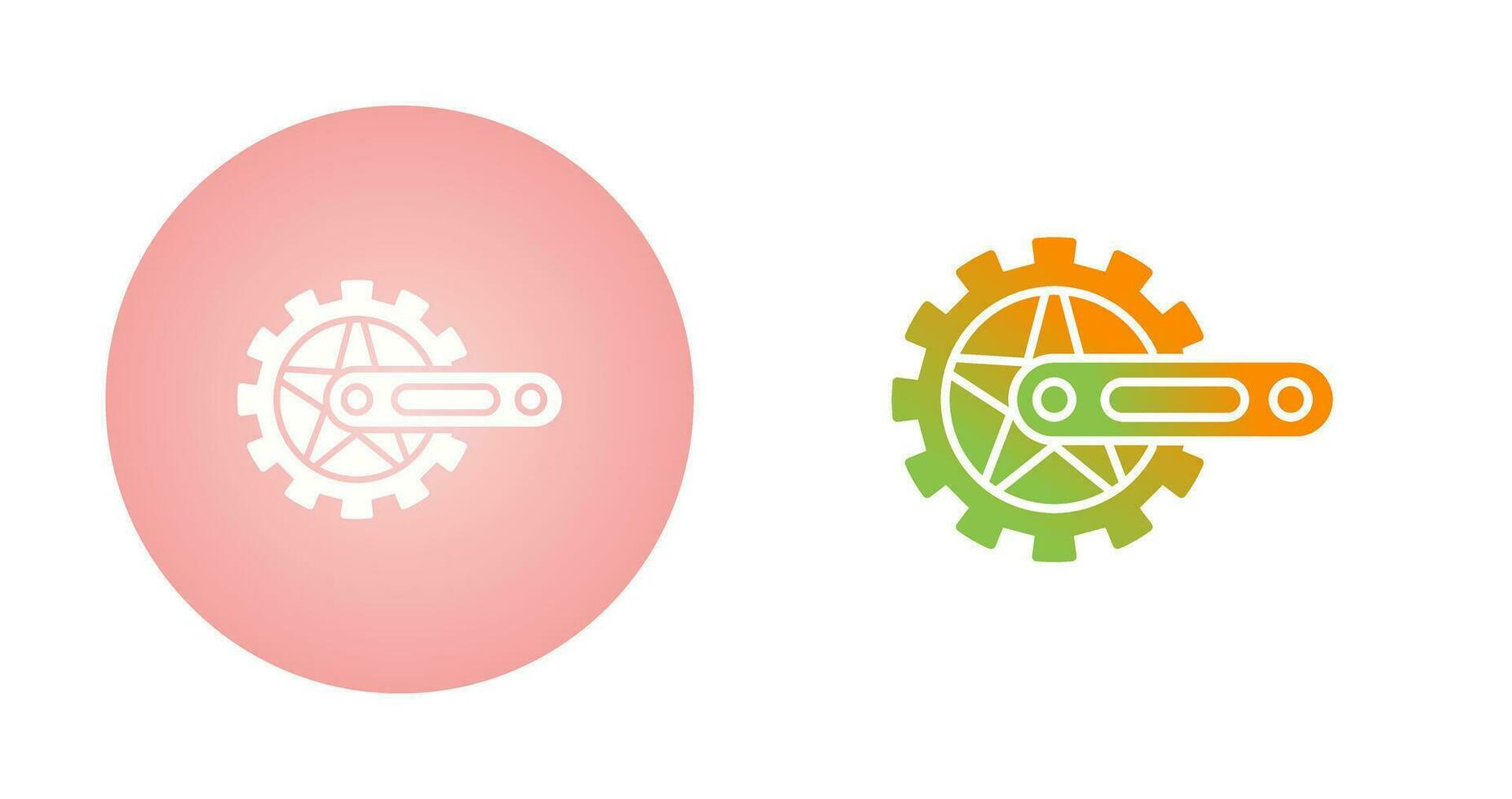 Crankset Vector Icon