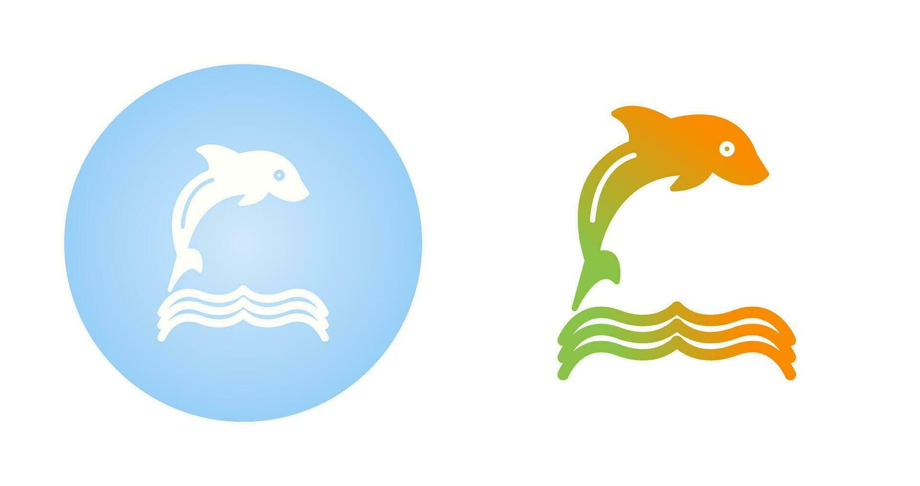 Dolphin Vector Icon