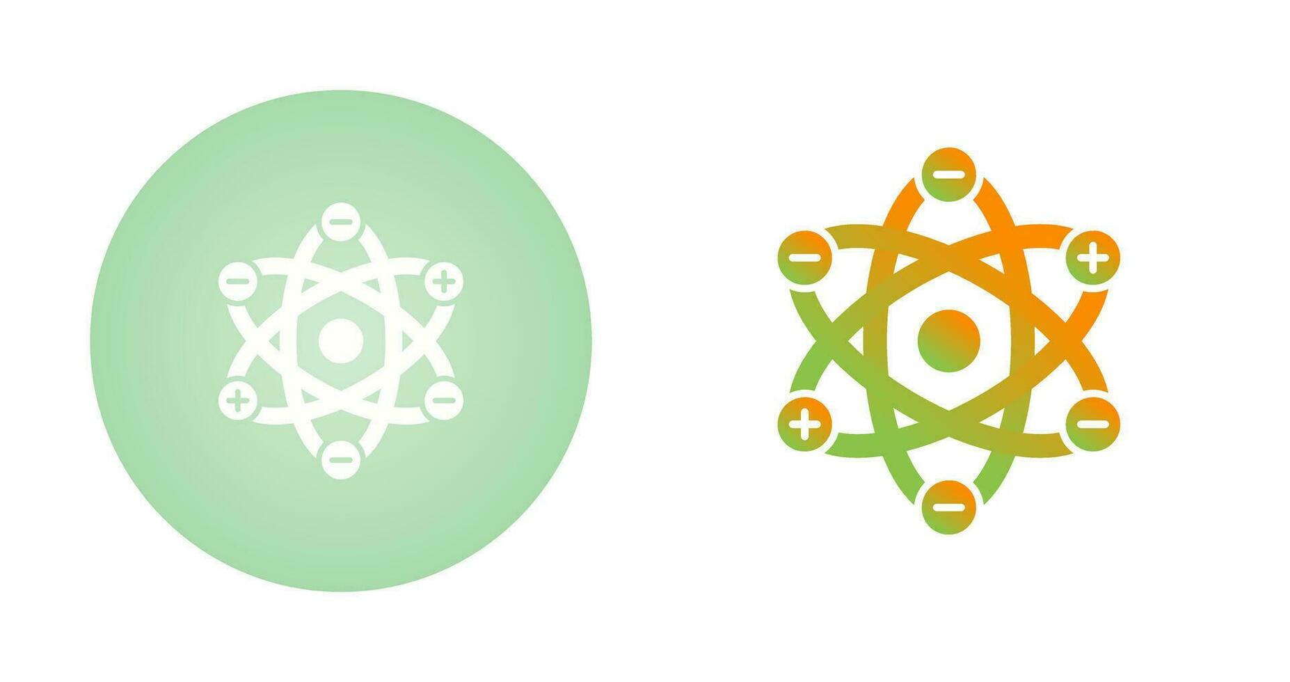 Atom Structure Vector Icon