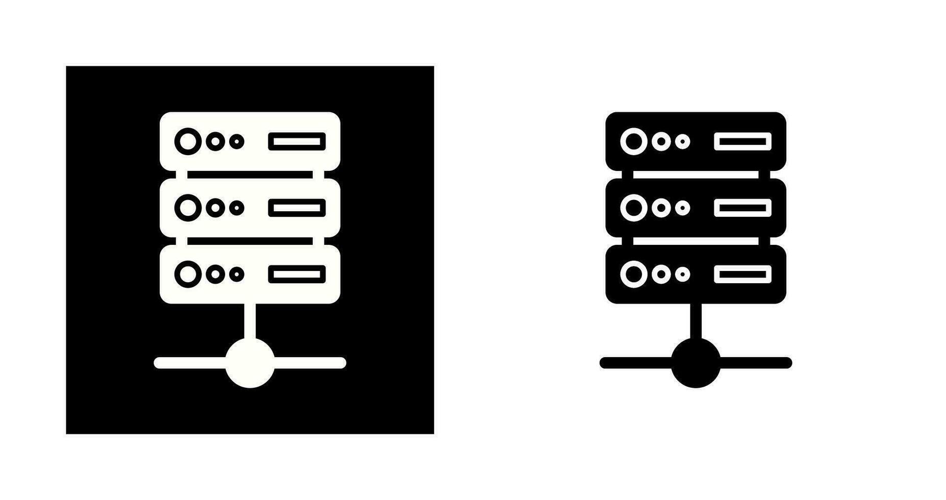 icono de vector de centro de datos