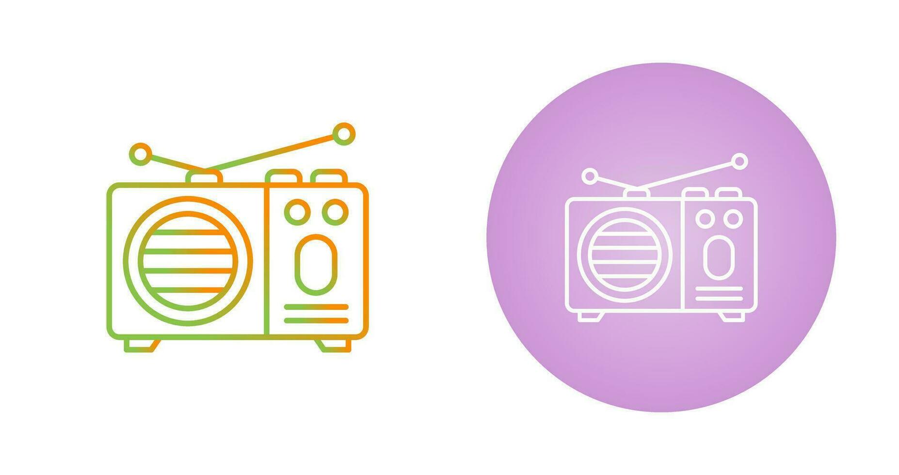 Radio Vector Icon